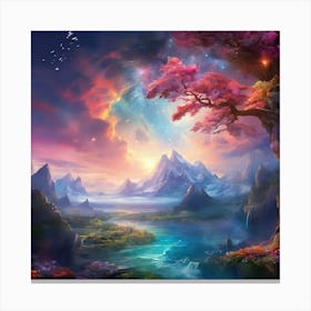 A Breathtaking Visual Odyssey Into The Magical Wonders Of Nature Canvas Print