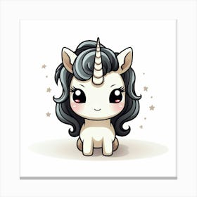 Cute Unicorn 562 Canvas Print