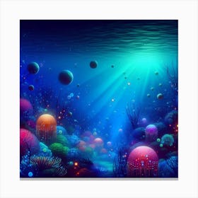 Deep water Canvas Print