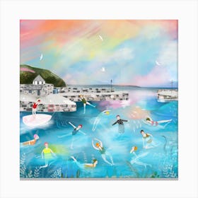 Outdoor Swimmers Canvas Print