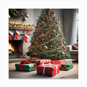 Christmas Tree 26 Canvas Print