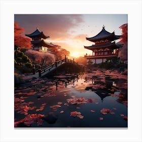 Asian Landscape Canvas Print