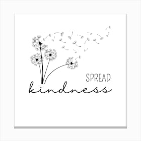 Spread Kindness WallArt Canvas Print