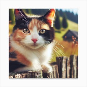 Calico Cat 1 Canvas Print