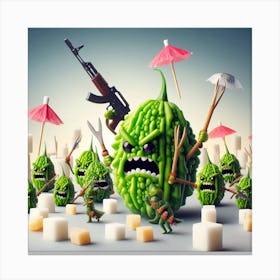 War with Sugar Canvas Print