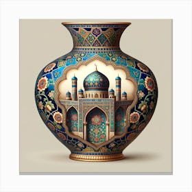 Islamic Vase Canvas Print