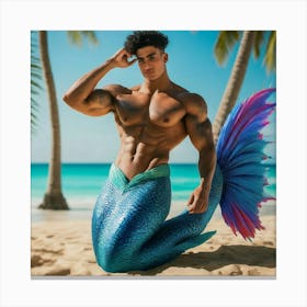 Mermaid 3 Canvas Print