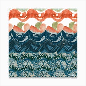 Wave Pattern Canvas Print