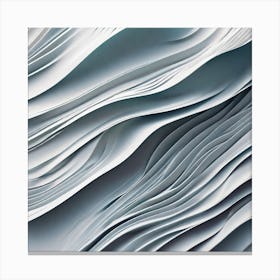 Paper Wavy Canvas Print