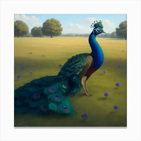 Peacock Canvas Print