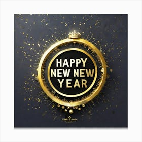 Happy New Year 79 Canvas Print