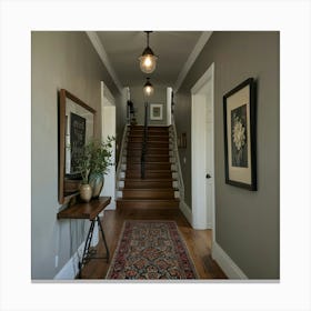 Hallway Stock Videos & Royalty-Free Footage 2 Canvas Print