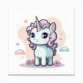 Little Unicorn 14 Canvas Print