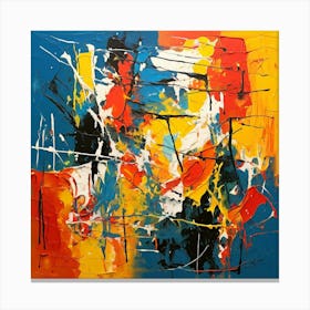 Abstract Expresdsionism Canvas Print