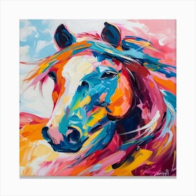 Colorful Horse Canvas Print