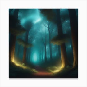 Mystical Forest Retreat 17 Canvas Print