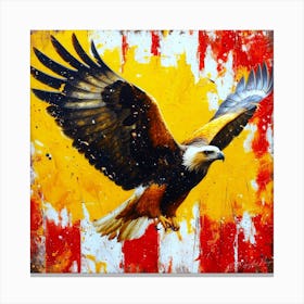 USA Eagle - Eagle In Flight Canvas Print
