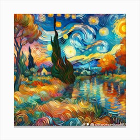 Starry Night 4 Canvas Print