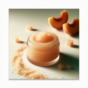 Peach Sugar Canvas Print