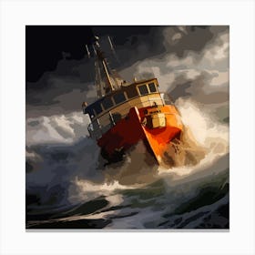 The north sea Canvas Print