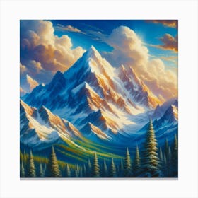 Mountain Landscape 13 Canvas Print