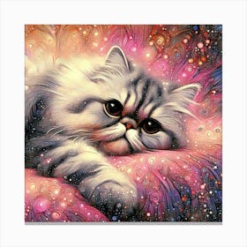 Feline Cat Creative Artwork Illustration 112 Canvas Print