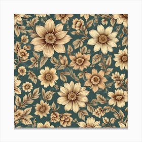 Floral Pattern 12 Canvas Print