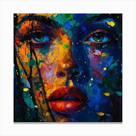 Portrait Of A Woman Canvas Print