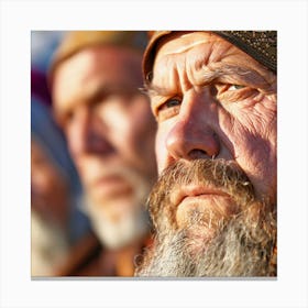 Old Men With Beards Canvas Print