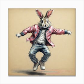 Bunny Dance Canvas Print