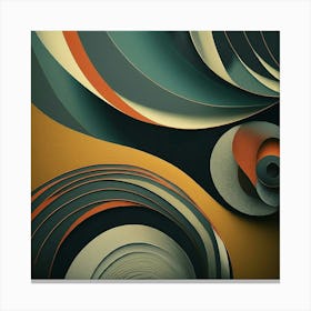 Flowing Stone Tri Tone_#8 Canvas Print