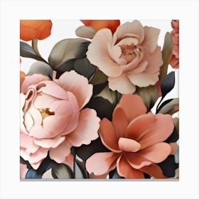 Peonies 1 Canvas Print