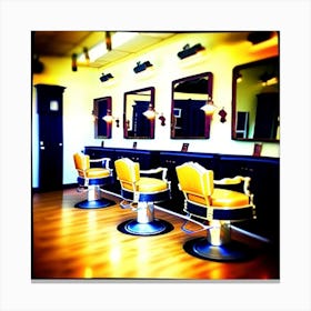 Barber Shop Canvas Print