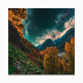 Autumn In The Mountains 2 Canvas Print