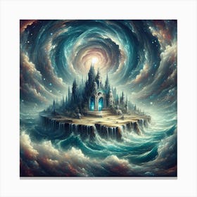 Castle In The Clouds 9 Canvas Print