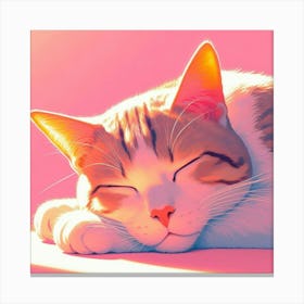 Cat Painting 4 Canvas Print