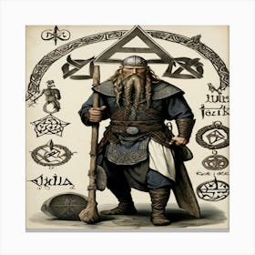 Viking Warrior 3 Canvas Print