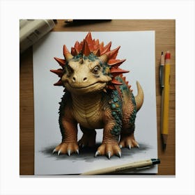 Triceratops 1 Canvas Print