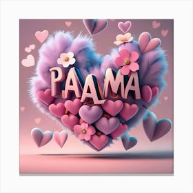 Pama❤️‍🔥 Canvas Print