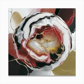 Abstract Rose 1 Canvas Print