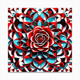 Red Rose Canvas Print