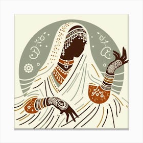 Indian Woman 1 Canvas Print