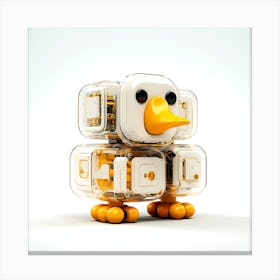 Cube Bird Canvas Print