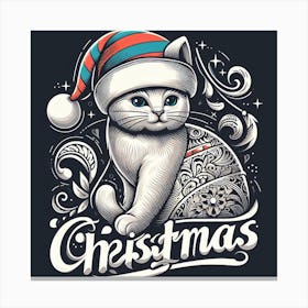 Christmas Cat 1 Canvas Print