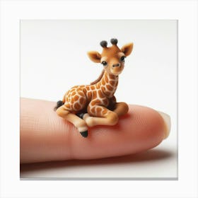 Giraffe Miniature Canvas Print