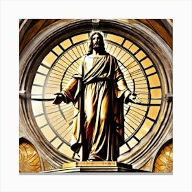 Statue Of Jesus 5 Canvas Print