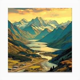 Alpine Serenity 18 1 Canvas Print