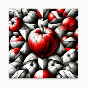 Red Apple Canvas Print