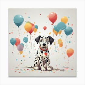 Dalmation Dog 5 Canvas Print