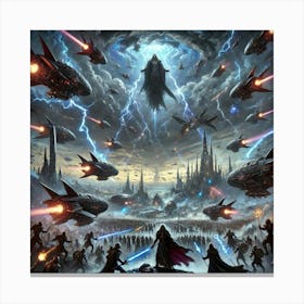 Aerial Assault Canvas Print